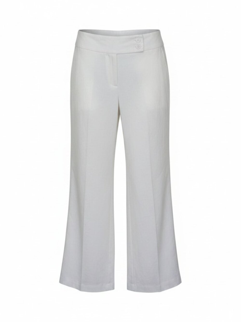 Michael Michael Kors Linen Pants Women White Pockets Fashion Basics size 0 - Picture 2 of 10